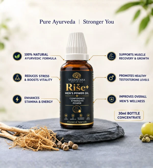 Rise+ Ayurvedic Oil